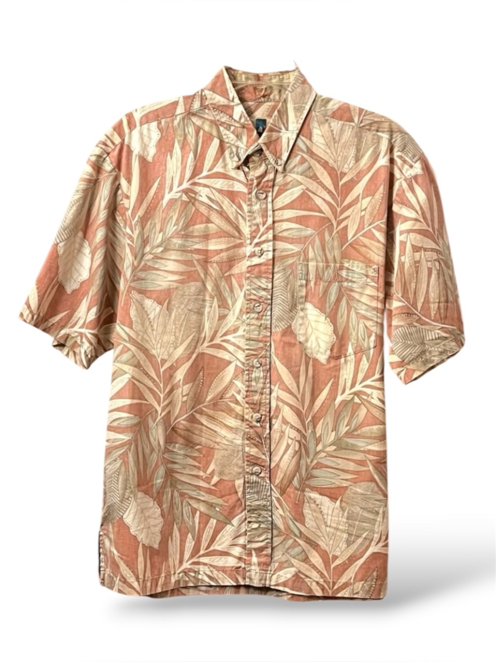Kahala Hawaiian Islands Reverse Motif Pastel & Bold 100% Cotton Shirt - Picture 4 of 14